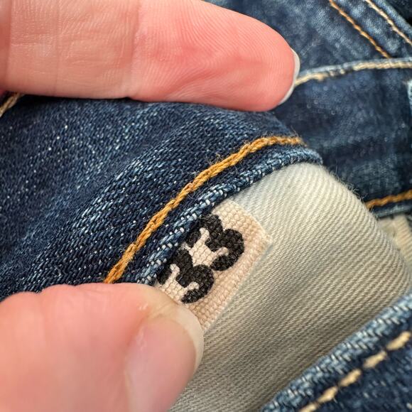 Imogene Willie Jeans Mens 33x32 Willie Straight Button Fly Selvedge Denim USA - Picture 5 of 16